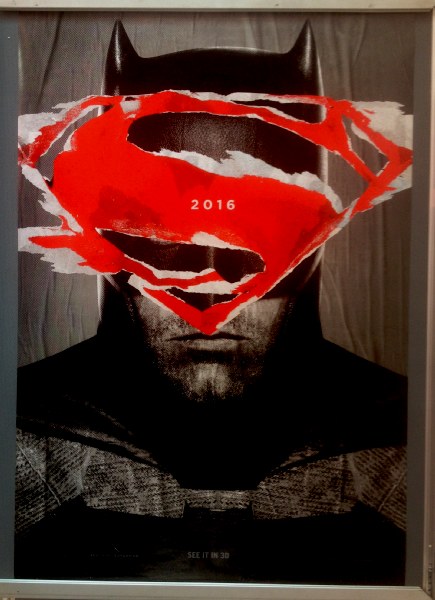Cinema Poster: BATMAN V SUPERMAN DAWN OF JUSTICE 2016 ('S' Sign One Sheet) Henry Cavill
