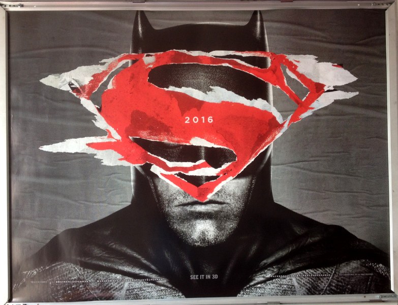 Cinema Poster: BATMAN V SUPERMAN DAWN OF JUSTICE 2016 ('Batsign' Quad) Henry Cavill Cinema Poster: BATMAN V SUPERMAN DAWN OF JUSTICE 2016 ('Batsign' Quad) Henry Cavill