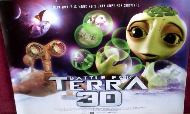 BATTLE FOR TERRA 3D: UK Quad Film Poster