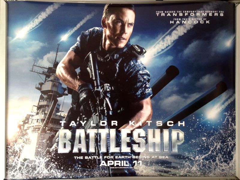 Cinema Poster: BATTLESHIP 2012 (Taylor Kitsch Quad) Rihanna Liam Neeson