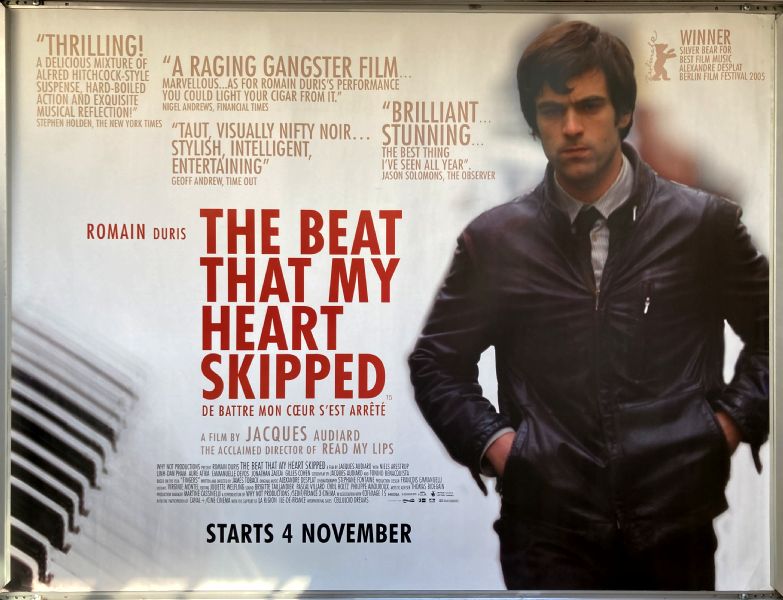 Cinema Poster: BEAT THAT MY HEART SKIPPED 2005 (Quad) Romain Duris Aure Atika Cinema Poster: BEAT THAT MY HEART SKIPPED 2005 (Quad) Romain Duris Aure Atika