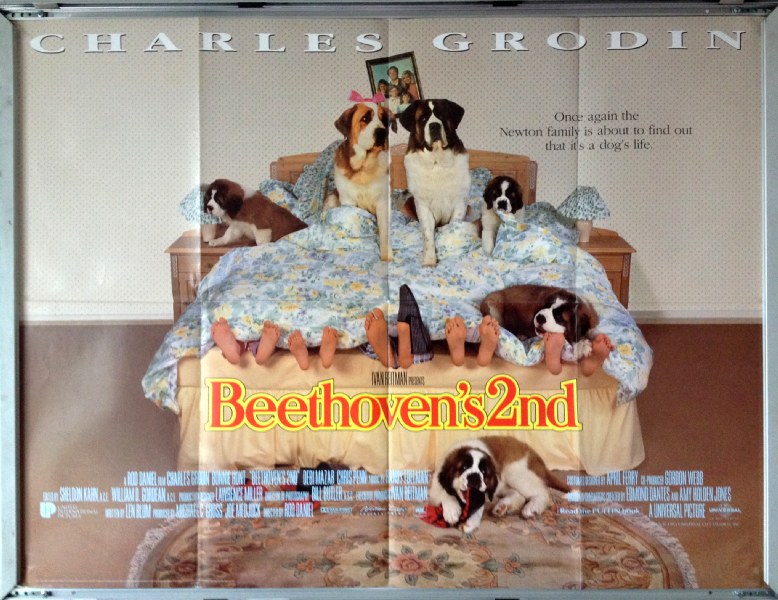 Cinema Poster: BEETHOVEN'S 2ND 1993 (Main Quad) Charles Grodin Bonnie Hunt