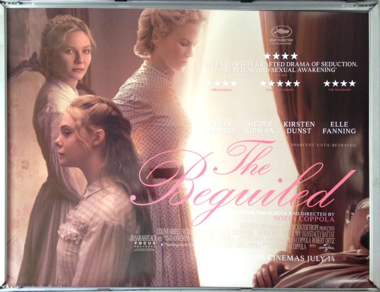 Cinema Poster: BEGUILED, THE 2017 (Quad) Nicole Kidman Kirsten Dunst Elle Fanning