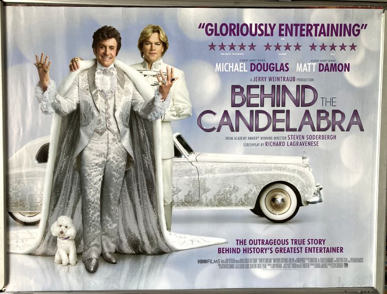 Cinema Poster: BEHIND THE CANDELABRA 2013 (Quad) Matt Damon Michael Douglas