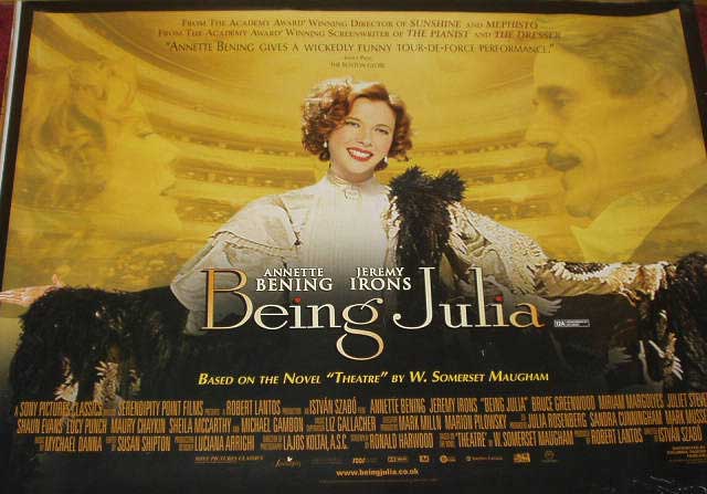 BEING JULIA: UK Quad Film Poster BEING JULIA: UK Quad Film Poster