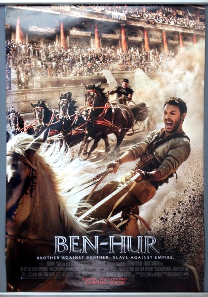 Cinema Poster: BEN-HUR 2016 (One Sheet) Jack Huston Toby Kebbell Rodrigo Santoro  