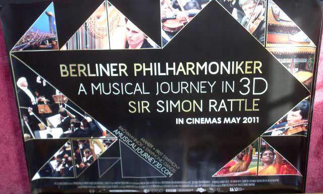 BERLINER PHILHARMONIKER A MUSICAL JOURNEY: UK Quad Film Poster BERLINER PHILHARMONIKER A MUSICAL JOURNEY: UK Quad Film Poster