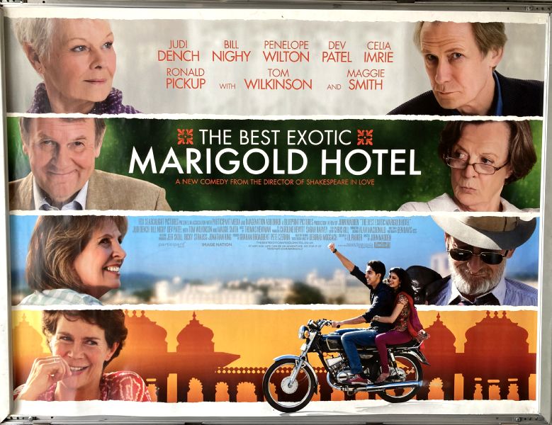 Cinema Poster: BEST EXOTIC MARIGOLD HOTEL 2012 (Quad Judi Dench