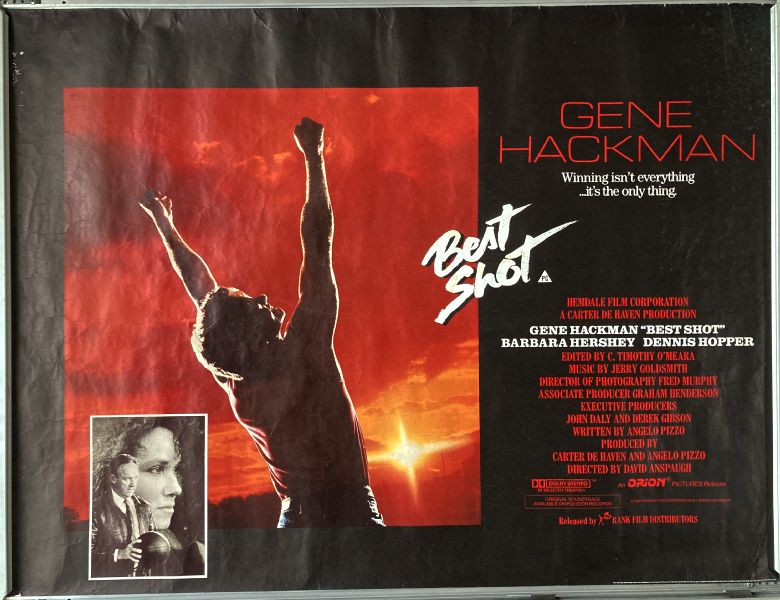 Cinema Poster: BEST SHOT 1986 (Quad) Gene Hackman Barbara Hershey Cinema Poster: BEST SHOT 1986 (Quad) Gene Hackman Barbara Hershey
