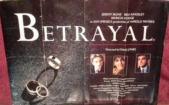 BETRAYAL: UK Quad Film Poster