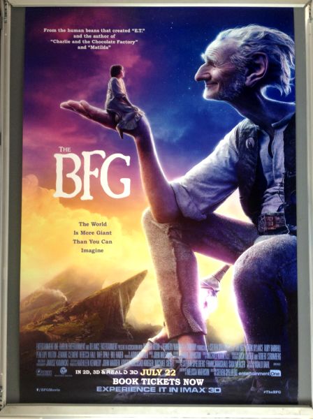 Cinema Poster: BFG, THE  2016 (Main One Sheet) Mark Rylance Ruby Barnhill
