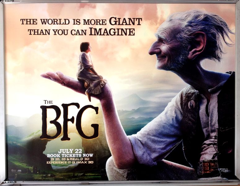 Cinema Poster: BFG, THE  2016 ('Day' Quad) Mark Rylance Ruby Barnhill