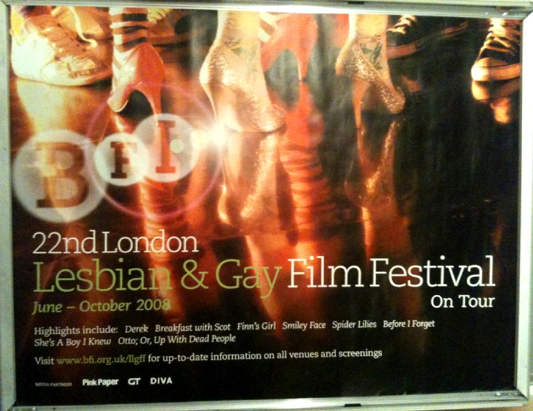 22ND LONDON LESBIAN AND GAY FILM FESTIVAL: UK Quad Film Poster