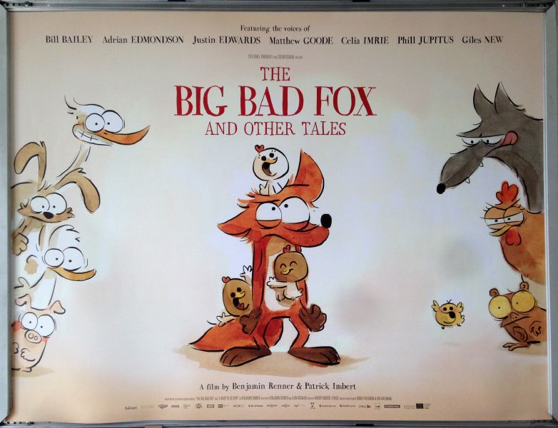 Cinema Poster: BIG BAD FOX AND OTHER TALES, THE 2017 (Quad) Bill Bailey Cinema Poster: BIG BAD FOX AND OTHER TALES, THE 2017 (Quad) Bill Bailey