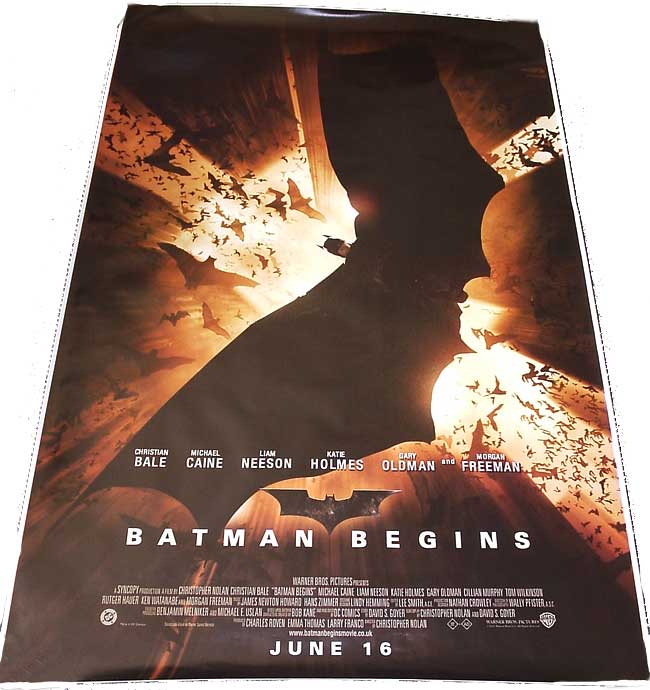 BATMAN BEGINS: Bus Shelter/Adshell Film Poster
