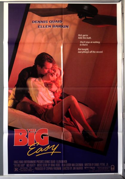 Cinema Poster: BIG EASY, THE 1986 (One Sheet) Dennis Quaid Ellen Barkin