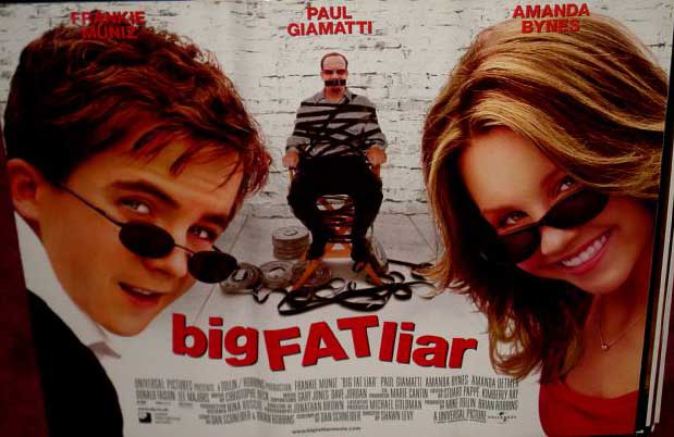 BIG FAT LIAR: UK Quad Film Poster