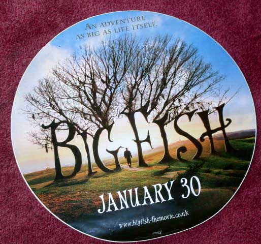 BIG FISH: Small Cinema Promo Sticker