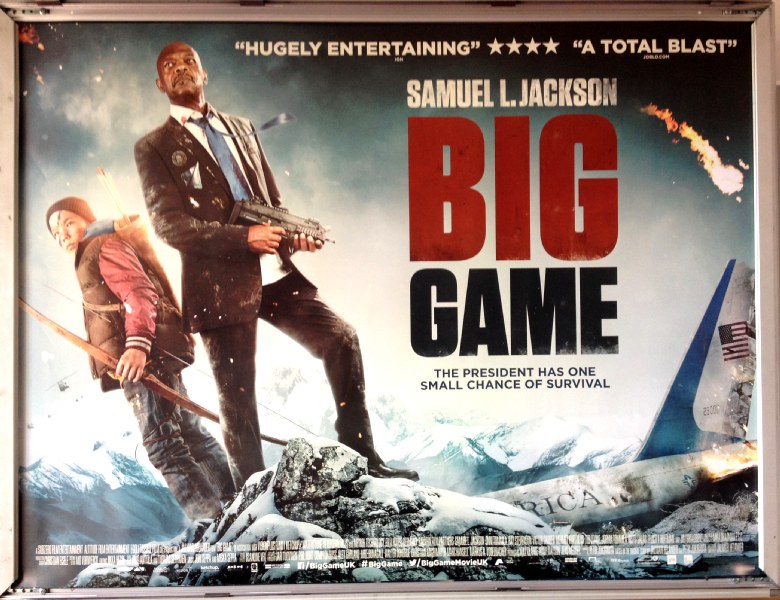 Cinema Poster: BIG GAME 2015 (Quad) Samuel L. Jackson Onni Tommila Jim Broadbent