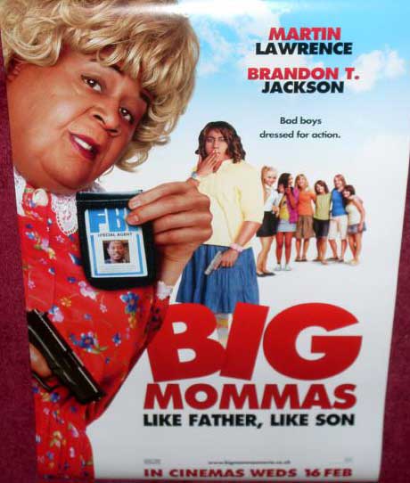 BIG MOMMAS LIKE FATHER LIKE SON: One Sheet Film Poster BIG MOMMAS LIKE FATHER LIKE SON: One Sheet Film Poster