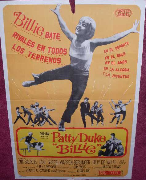 BILLIE: Argentinian Film Poster BILLIE: Argentinian Film Poster