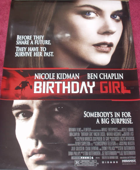 BIRTHDAY GIRL: One Sheet Film Poster BIRTHDAY GIRL: One Sheet Film Poster