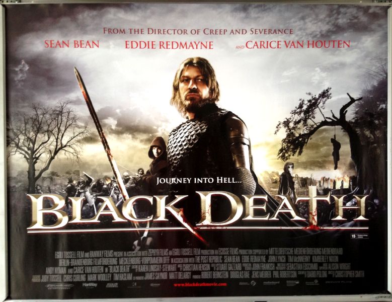 Cinema Poster: BLACK DEATH 2010 (Quad) Eddie Redmayne Sean Bean Cinema Poster: BLACK DEATH 2010 (Quad) Eddie Redmayne Sean Bean
