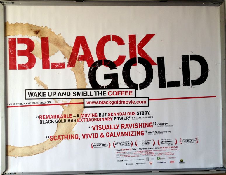 Cinema Poster: BLACK GOLD 2006 (Quad) Marc Francis Nick Francis 