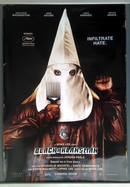 Cinema Poster: BLACKKKLANSMAN 2018 (Main One Sheet) Spike Lee Adam Driver Cinema Poster: BLACKKKLANSMAN 2018 (Main One Sheet) Spike Lee Adam Driver