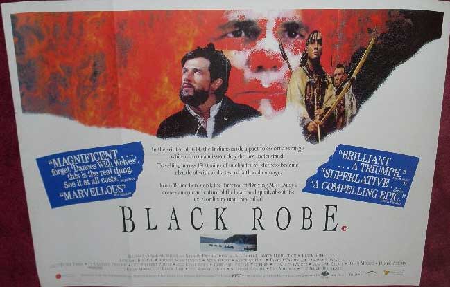 BLACK ROBE: Main UK Quad Film Poster