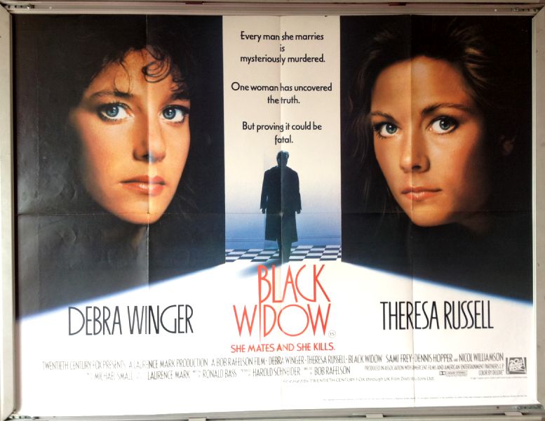 Cinema Poster: BLACK WIDOW 1987 (Quad) Debra Winger Theresa Russell Denis Hopper