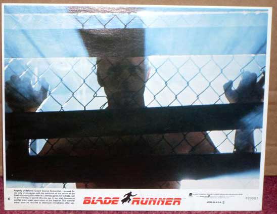 BLADE RUNNER: UK Lobby Card No 6 