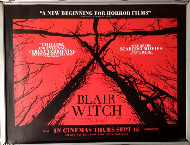 Cinema Poster: BLAIR WITCH 2016 (Quad) James Allen McCune Callie Hernandez