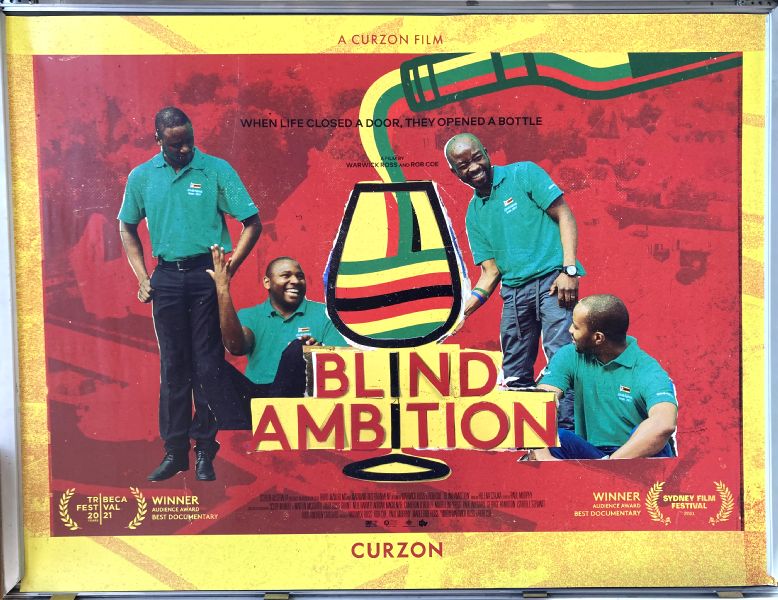 Cinema Poster: BLIND AMBITION 2021 (Quad) Robert Coe Paul Murphy Madeleine Ross  