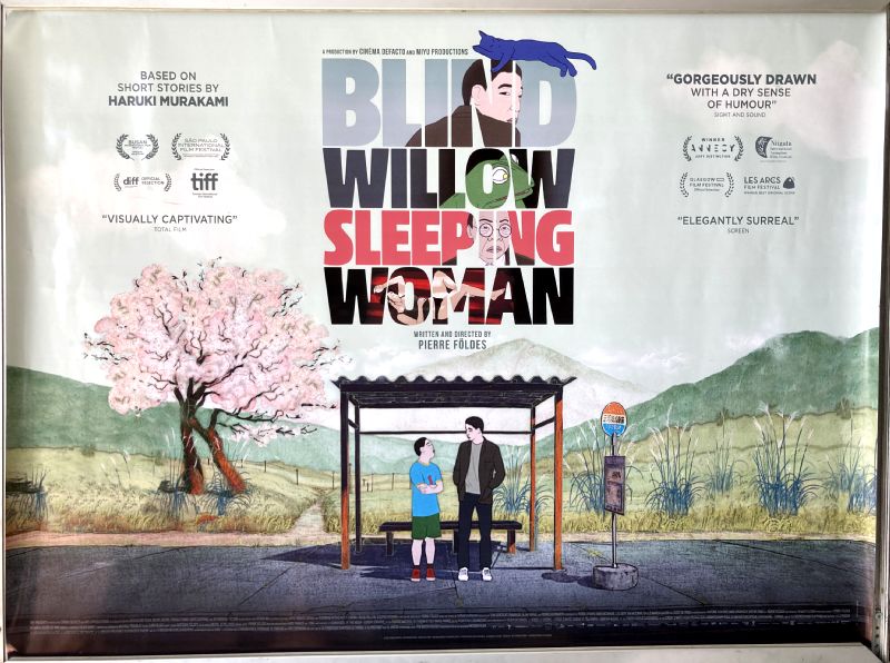 Cinema Poster: BLIND WILLOW SLEEPING WOMAN 2022 (Quad) Pierre Fldes