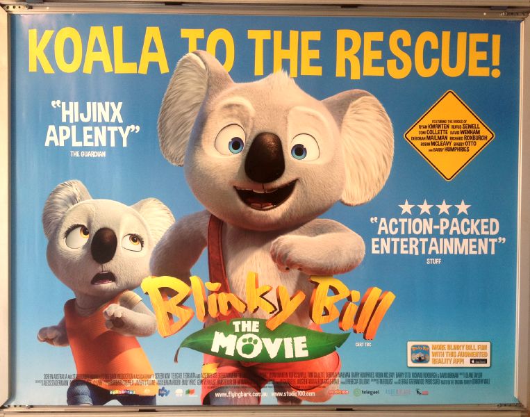 Cinema Poster: BLINKY BILL THE MOVIE 2016 (Quad) Billy Birmingham Toni Collette Cinema Poster: BLINKY BILL THE MOVIE 2016 (Quad) Billy Birmingham Toni Collette