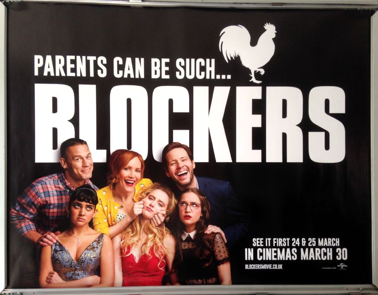Cinema Poster: BLOCKERS 2018 (Advance Quad) Leslie Mann John Cena
