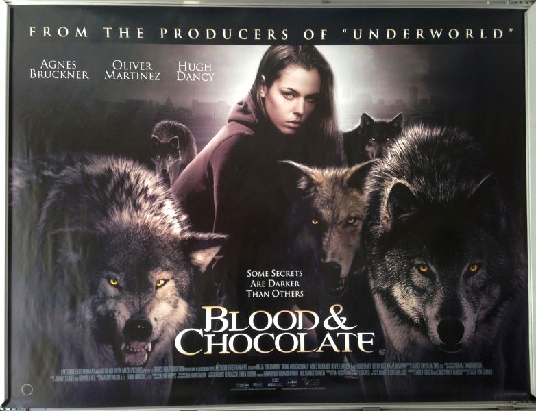 Cinema Poster: BLOOD AND CHOCOLATE 2007 (Quad) Agnes Bruckner Hugh Dancy