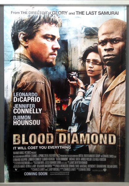 Cinema Poster: BLOOD DIAMOND 2007 (One Sheet) Leonardo DiCaprio Djimon Hounsou