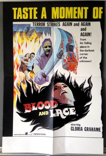Cinema Poster: BLOOD AND LACE 1971 (Quad) Gloria Grahame Melody Patterson