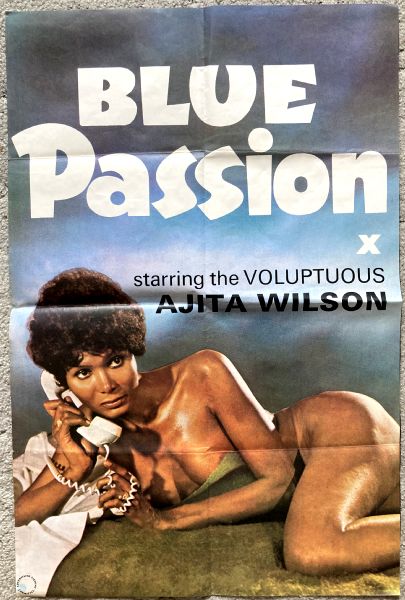 Cinema Poster: BLUE PASSION aka Mavri Afroditi 1977 (Quad) Ajita Wilson Annik Borel Cinema Poster: BLUE PASSION aka Mavri Afroditi 1977 (Quad) Ajita Wilson Annik Borel