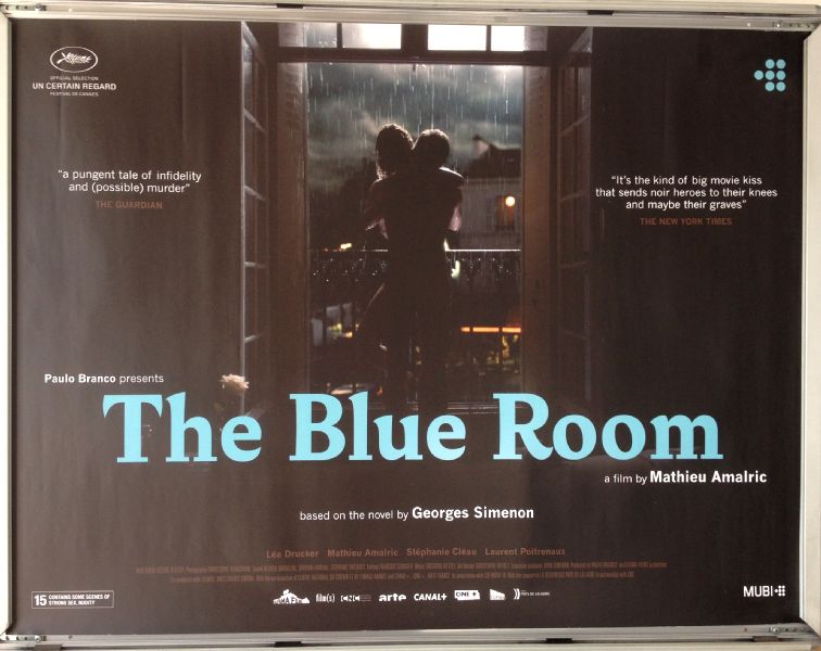 Cinema Poster: BLUE ROOM, THE 2016 (Quad) Mathieu Amalric Léa Drucker