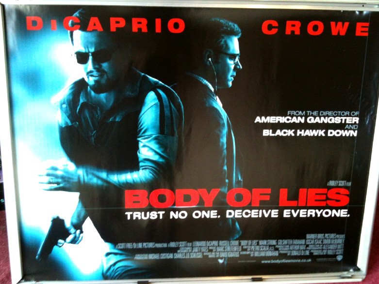 BODY OF LIES: Main UK Quad Film Poster BODY OF LIES: Main UK Quad Film Poster