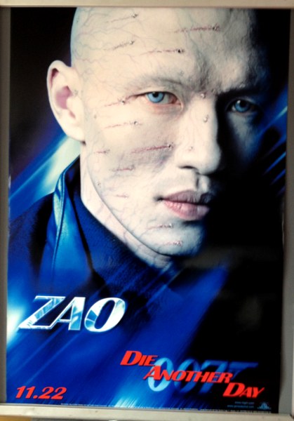 Cinema Poster: JAMES BOND DIE ANOTHER DAY 2002 (Zao One Sheet) Rick Yune