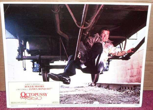 OCTOPUSSY (James Bond): US Lobby Card No2 On Train