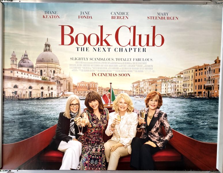Cinema Poster: BOOK CLUB THE NEXT GENERATION 2023 (Quad) Diane Keaton Jane Fonda Candice Bergen Cinema Poster: BOOK CLUB THE NEXT GENERATION 2023 (Quad) Diane Keaton Jane Fonda Candice Bergen