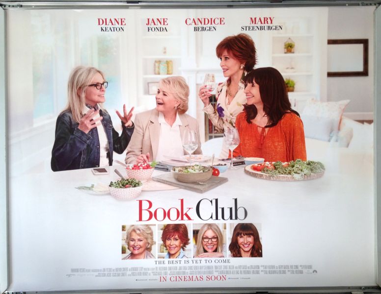 Cinema Poster: BOOK CLUB 2018 (Quad) Diane Keaton Jane Fonda Candice Bergen Cinema Poster: BOOK CLUB 2018 (Quad) Diane Keaton Jane Fonda Candice Bergen