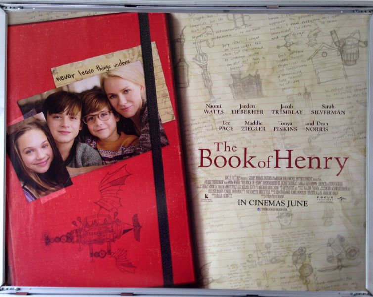 Cinema Poster: BOOK OF HENRY, THE 2017 (Quad) Naomi Watts Jaeden Lieberher