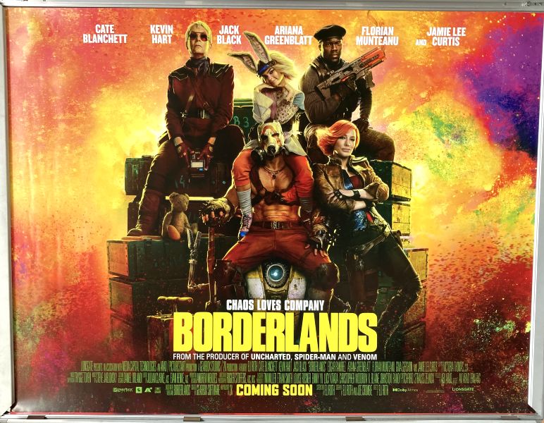 Cinema Poster: BORDERLANDS 2024 (Quad) Gina Gershon Cate Blanchett Cinema Poster: BORDERLANDS 2024 (Quad) Gina Gershon Cate Blanchett