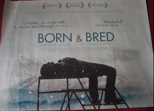 BORN AND BRED: Main UK Quad Film Poster